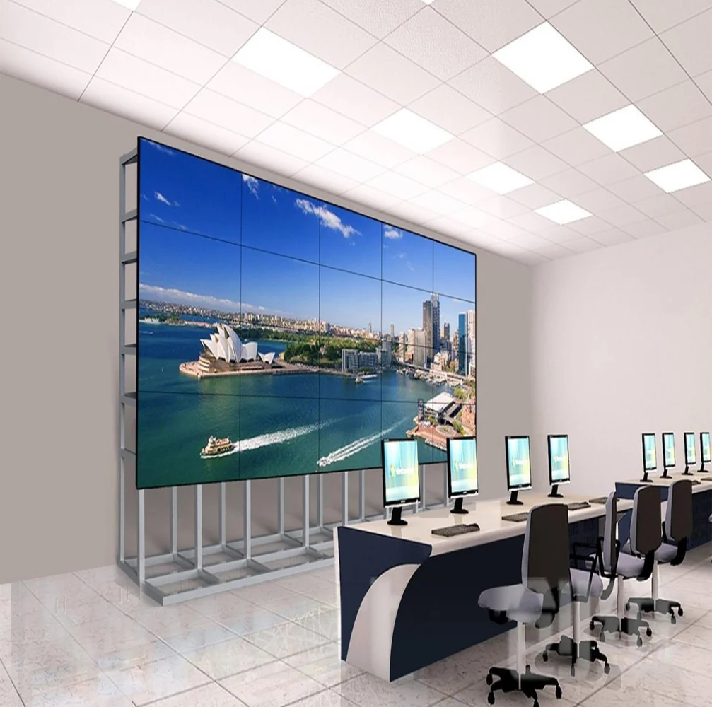 Sala de monitoreo con pantallas de gran formato tipo VideoWall